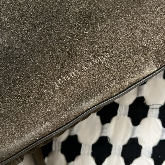 Jenni Kayne Large Suede Saddlebag - Picture 3 of 16